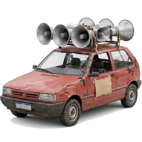 Patrocinar um Carro de Som do Ovo - R$150