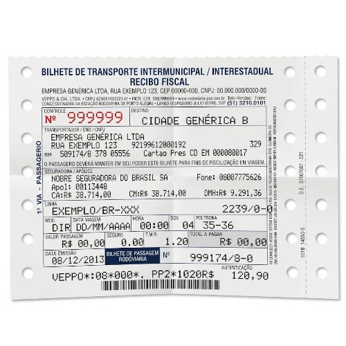 Passagem de Ônibus - R$4.4
