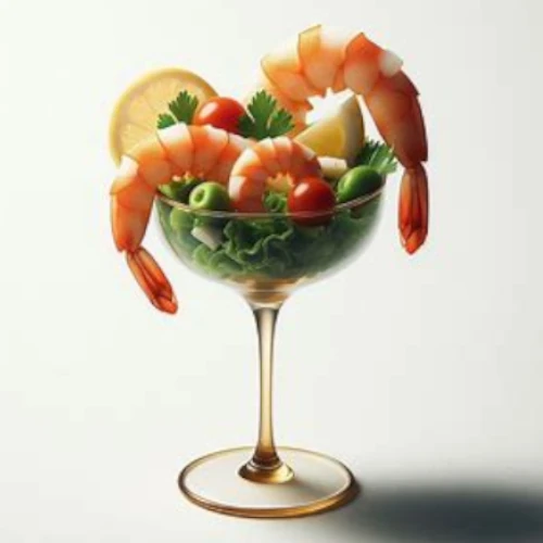 Cocktail de Camarões - $15